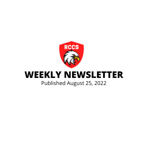 Weekly Newsletter August 25, 2022