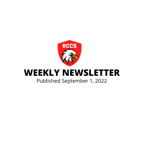 Weekly Newsletter September 1, 2022