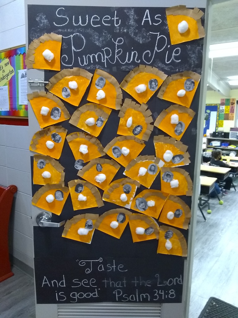 Kindergarten Pumpkin PIe Pieces