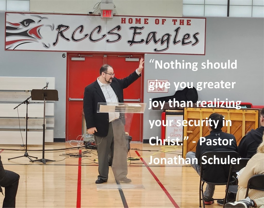 Rock County Christian School 's Spiritual Emphasis week  speaker Jonathan Schuler