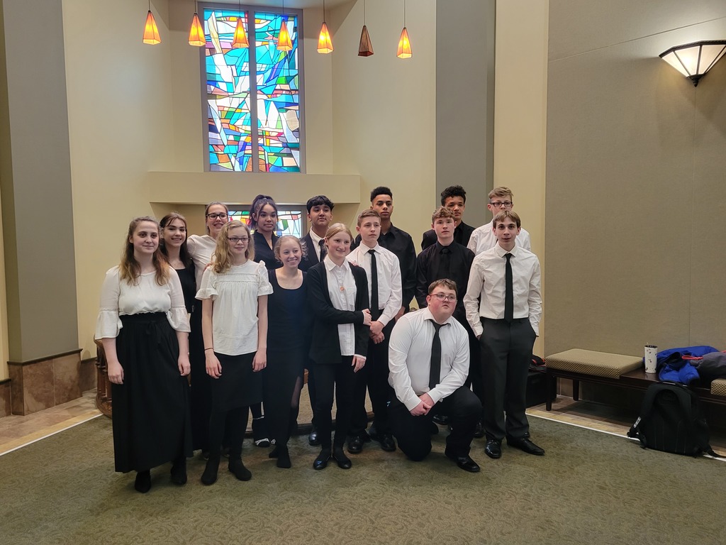 Rock County Christian School Choir Students at Event