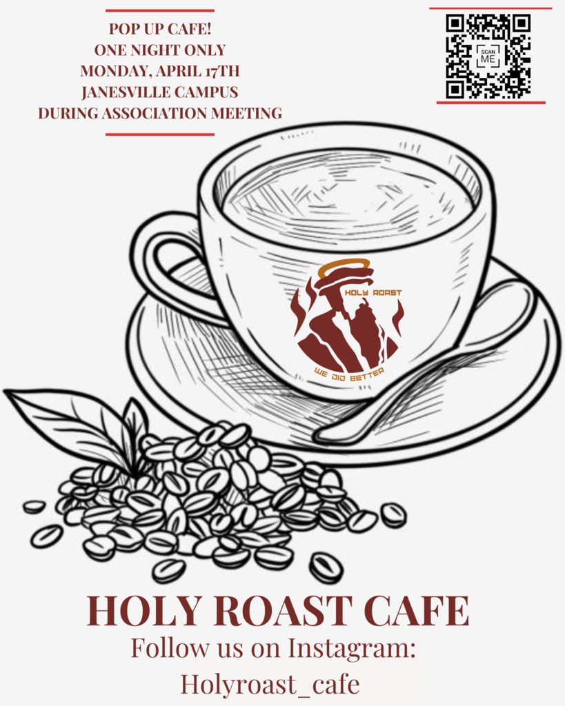 Rock County Christian School Holy Roast Cafe special pop event